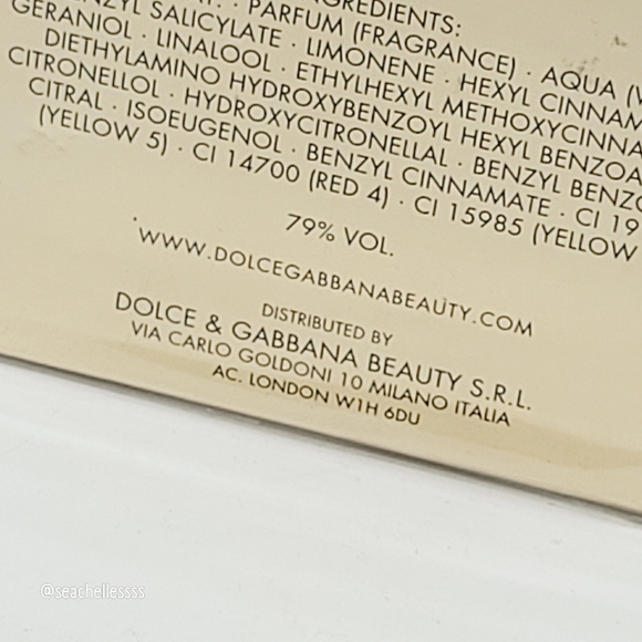 The One EDP Amber & Vanilla Dolce&Gabbana Brand New in Box 30 ml Authentic - Picture 6 of 6